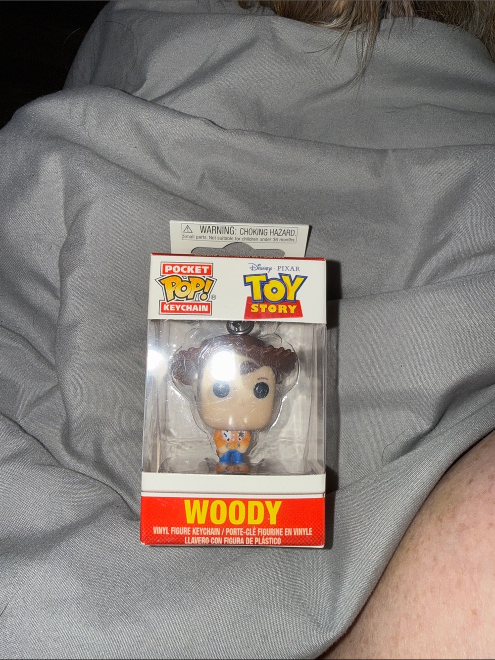 Funko Pocket Pop! Keychain Woody - Brown/Blue/Orange